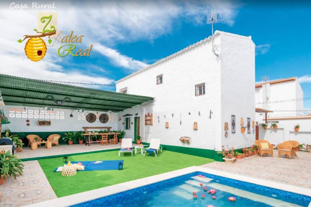 Villa Zalea Real -Super Ideal Grupos, Piscina ! Pizarra Exteriér fotografie